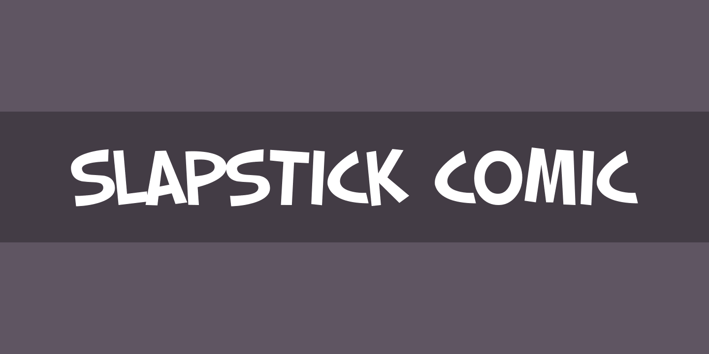 Шрифт Slapstick Comic